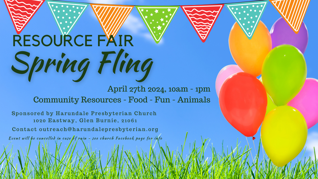 Spring Fling & Resource Fair, April 27th